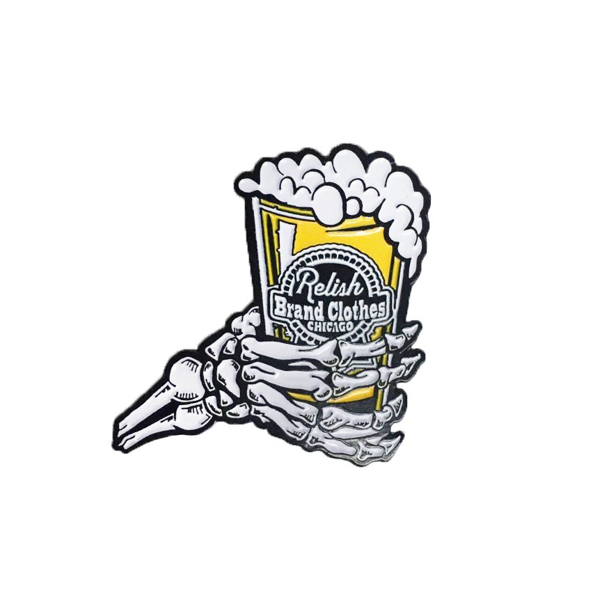 865x868 Skeleton Hand With Cold Beer Relish Brand Chicago