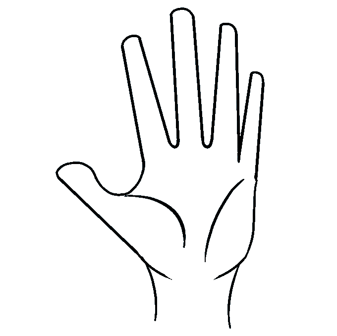 680x678 How To Draw A Hand Really Easy Drawing Tutorial