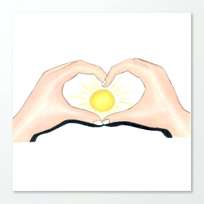 700x700 Heart Hands Drawing Running