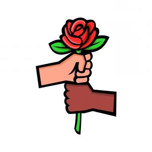 300x300 Rose Flower Skeleton Hand Vector Rose Flower Skeleton Hand Vintage