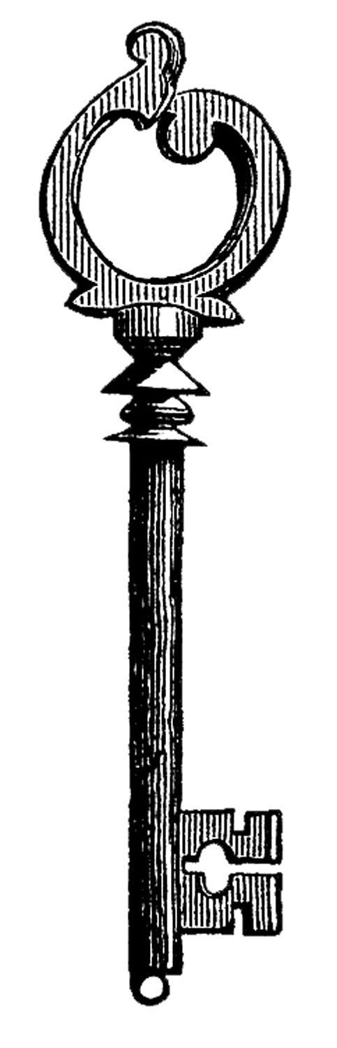 483x1500 Collection Of Free Bejewelling Clipart Skeleton Keys Download