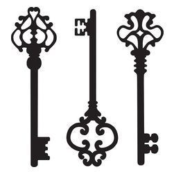 251x251 Fancy Skeleton Key Clipart Clipart Portal