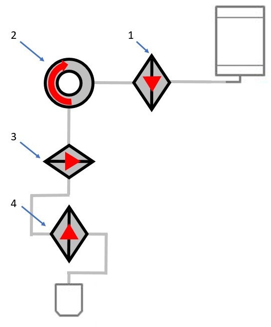 545x657 drawing skeleton robot consisting of revolute joints in tikz