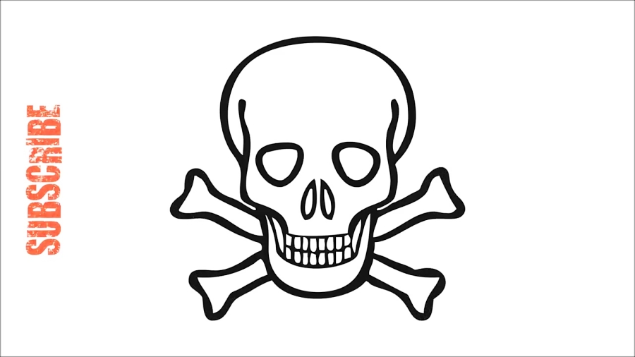 900x506 How To Draw A Pirate Skull