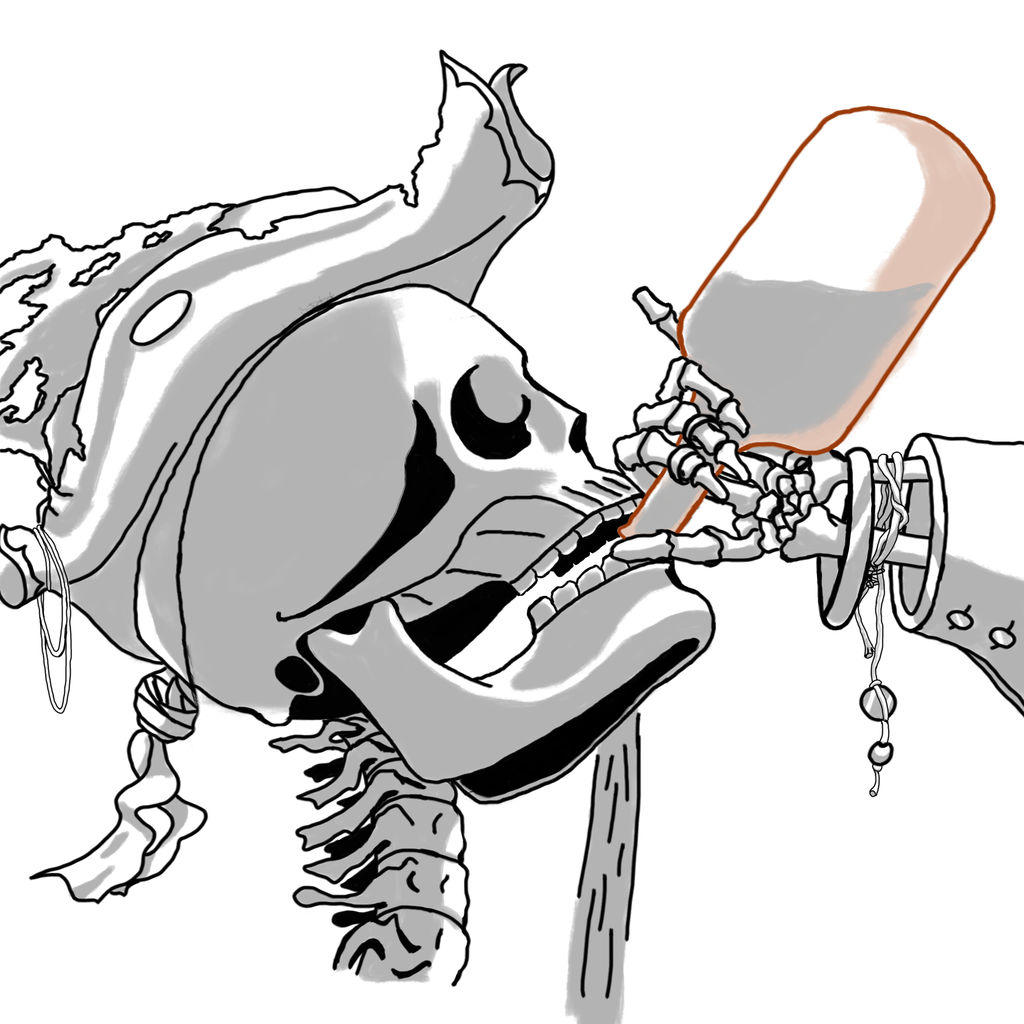 1024x1024 Skeleton Pirateskull