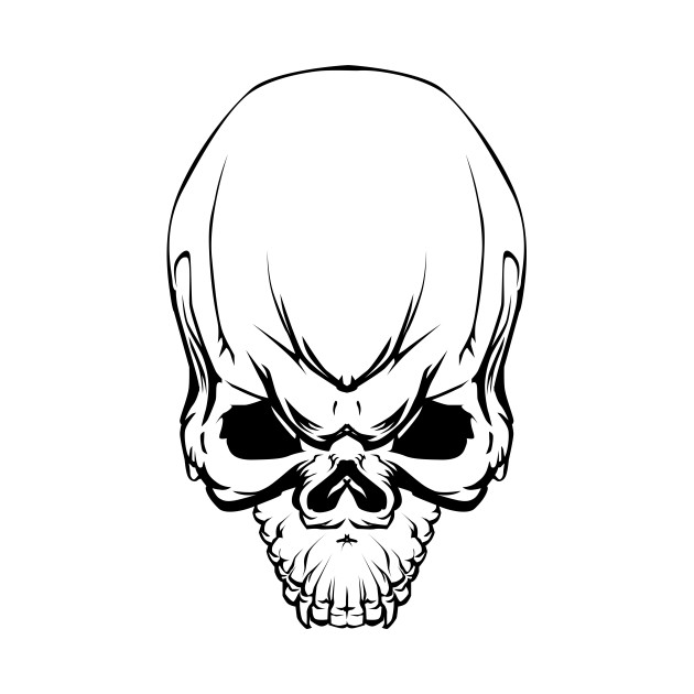 630x630 Cool Tribals Skull And Skeleton
