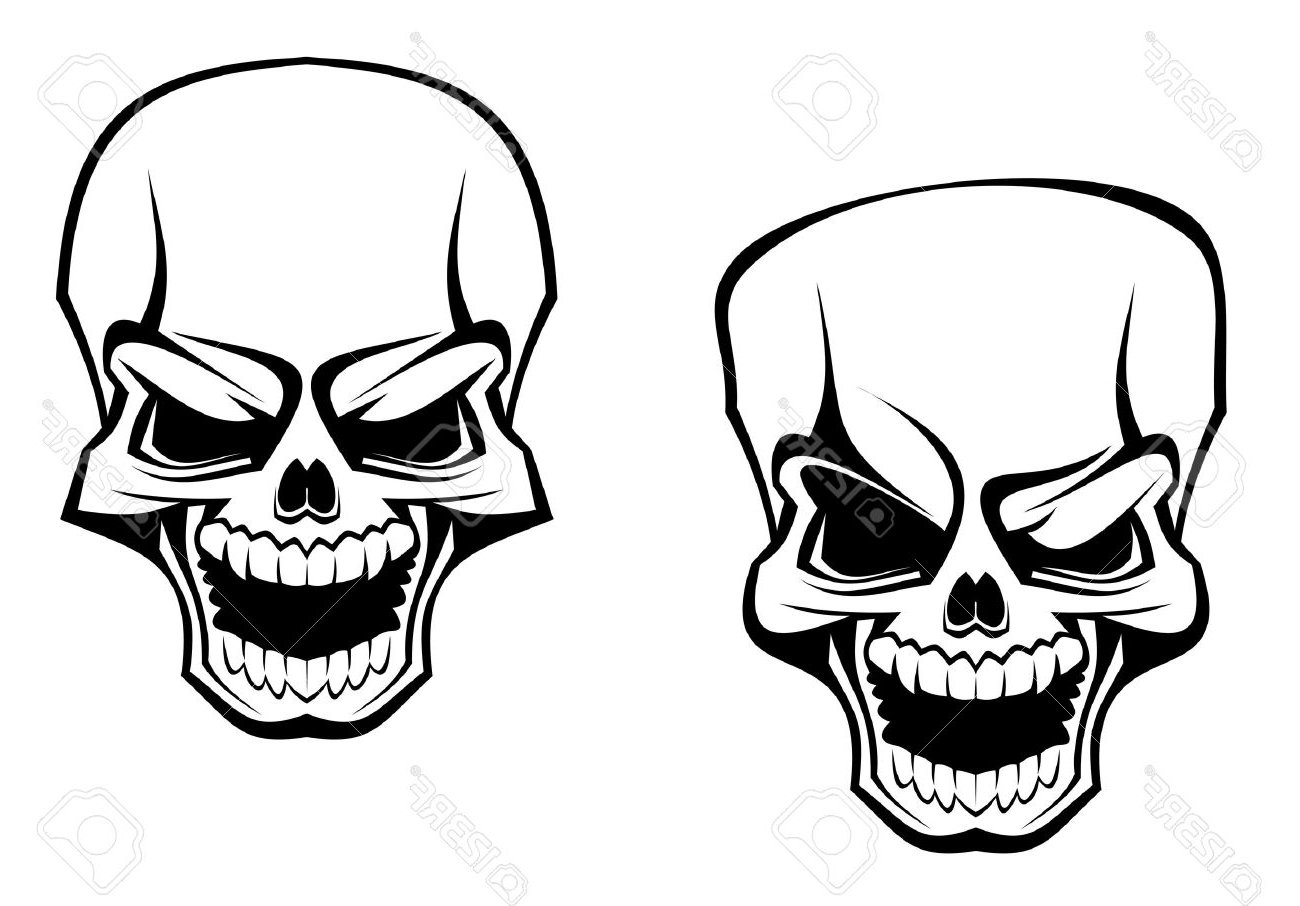 1300x906 Drawn Skeleton Skull