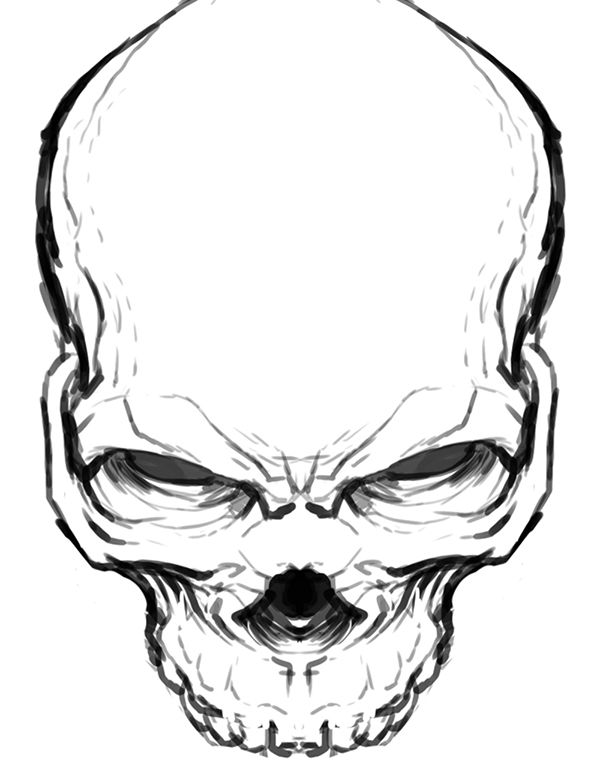 600x770 Newwebpick Logo Creation On Behance Skulls