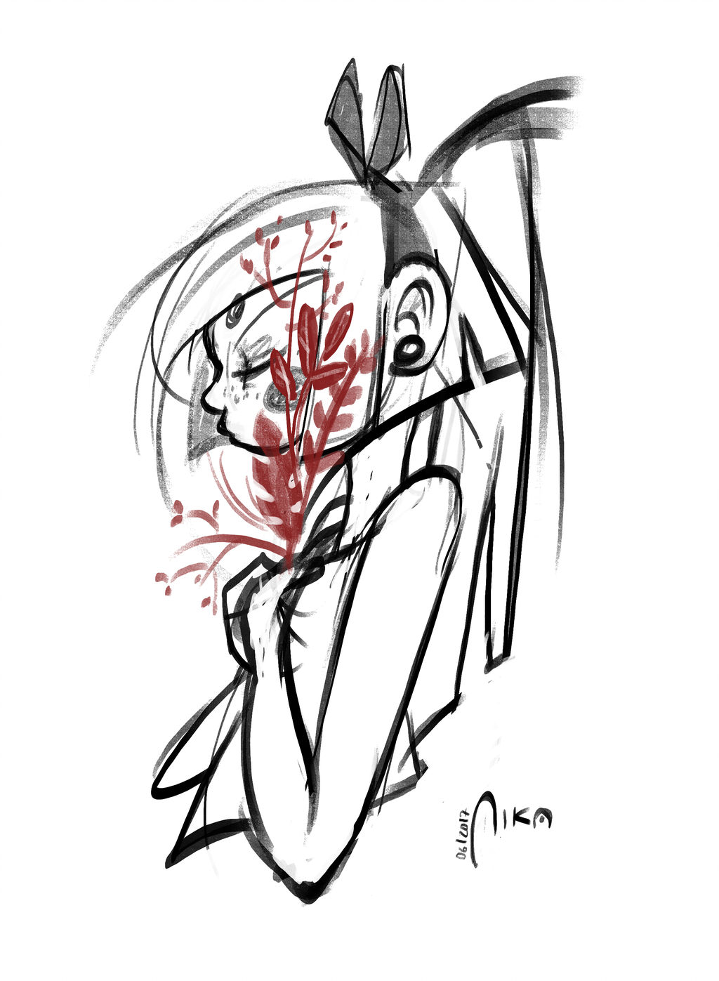 1024x1397 Nature Girl Wip