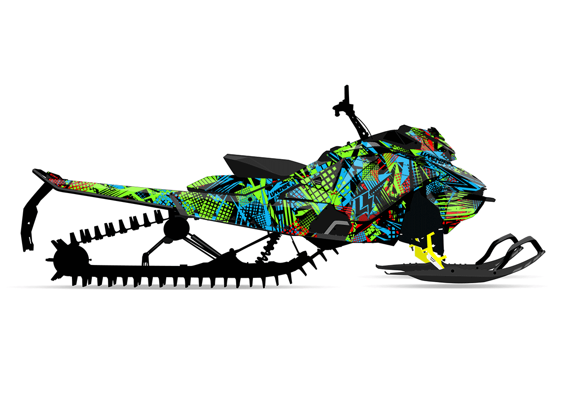 1140x800 Blkout Ski Doo Rev Sled Wrap Limenine Design Inc