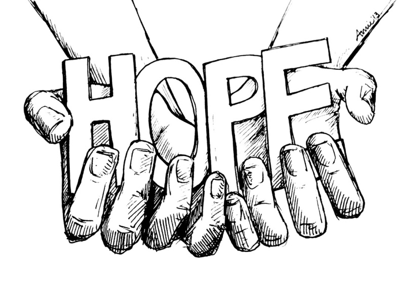 788x579 Hope Drawing Free Download