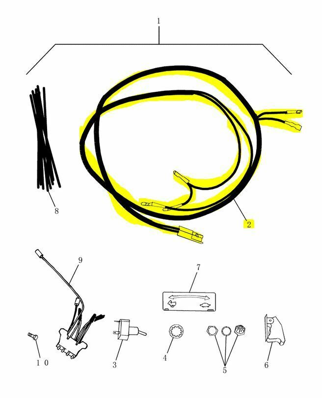 656x811 oem nos new holland wire harness for skid steers ebay