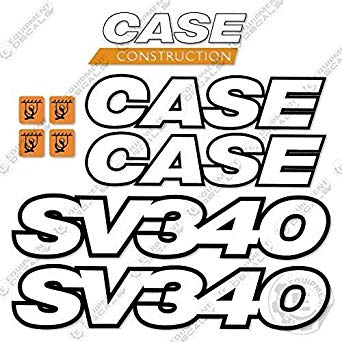 342x342 case sv skid steer loader equipment decals