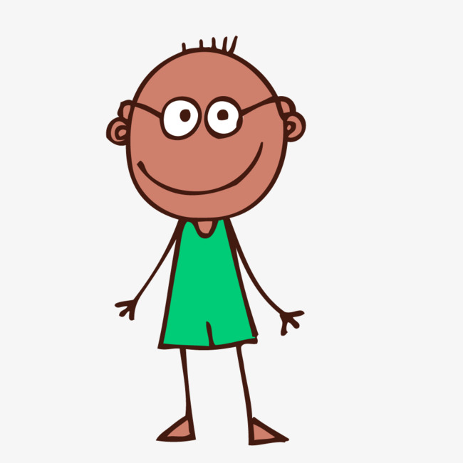 650x651 Children Stick Figure Drawing Black Skin Boy, Children Vector