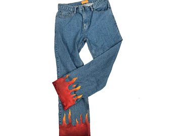 340x270 Flame Jeans Etsy