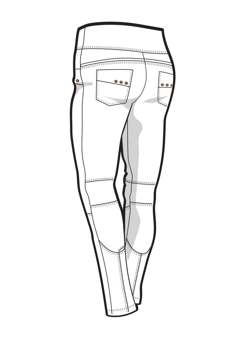 816x1142 Jeans Drawing Free Download