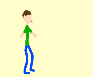 Skinny Man Drawing