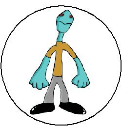 250x260 Skinny Zombie Man Magnet