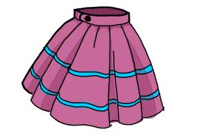 300x200 How To Draw A Skirt