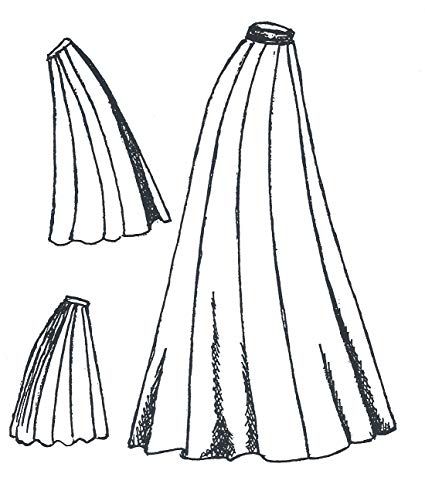 425x494 Victorianedwardian Gore Skirt Arts, Crafts Sewing