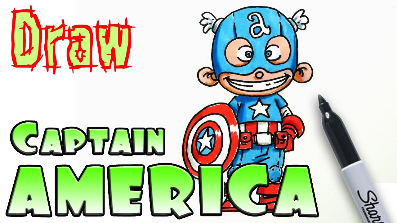 1280x720 How To Draw Captain America
