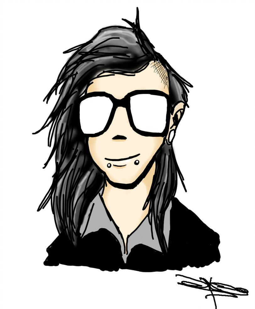 812x984 Skrillex Tablet Sketch