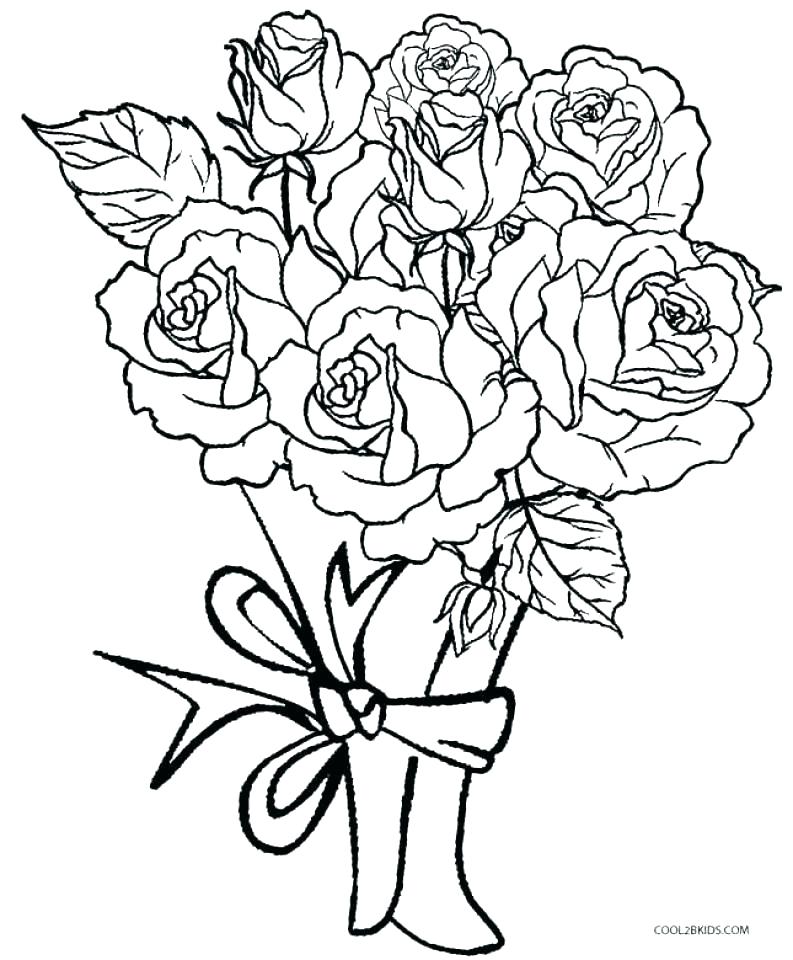793x960 Rose Coloring Pages Roses Coloring Pages Printable For Adults