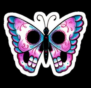 375x360 Sugar Skull Butterfly Tatoos I Love Skull Butterfly Tattoo