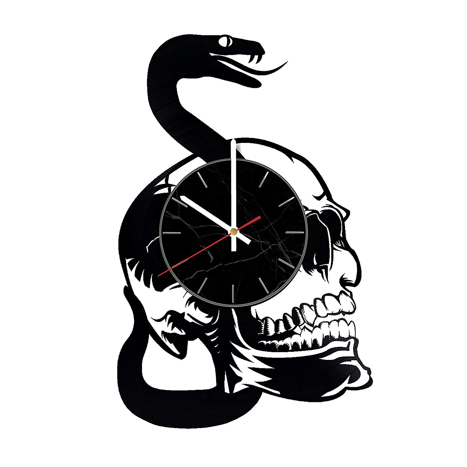 1500x1500 Vitalife Skull Snake Art Design Vinyl Record Wall