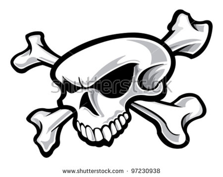 450x358 picture of skull and crossbones skull crossbones image vectorielle