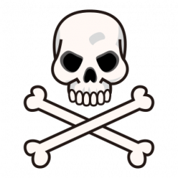 250x250 Simple Skull And Crossbones Pictures And Cliparts, Download Free