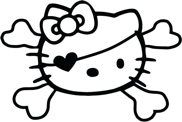 600x402 Skull And Vectors Simple Crossbones Template Coloring Pages Hello