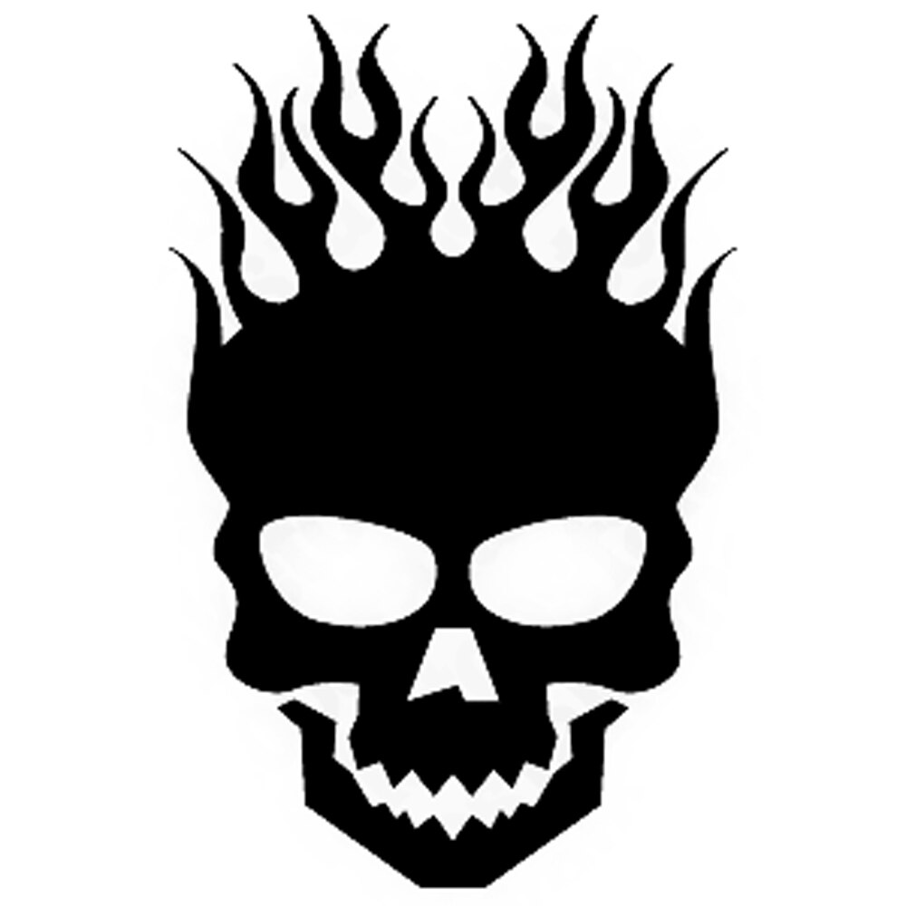 1000x1000 Flaming Skull