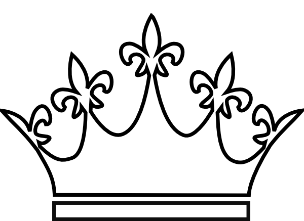 600x437 Huge Collection Of 'line Drawing Crown' Download More Than