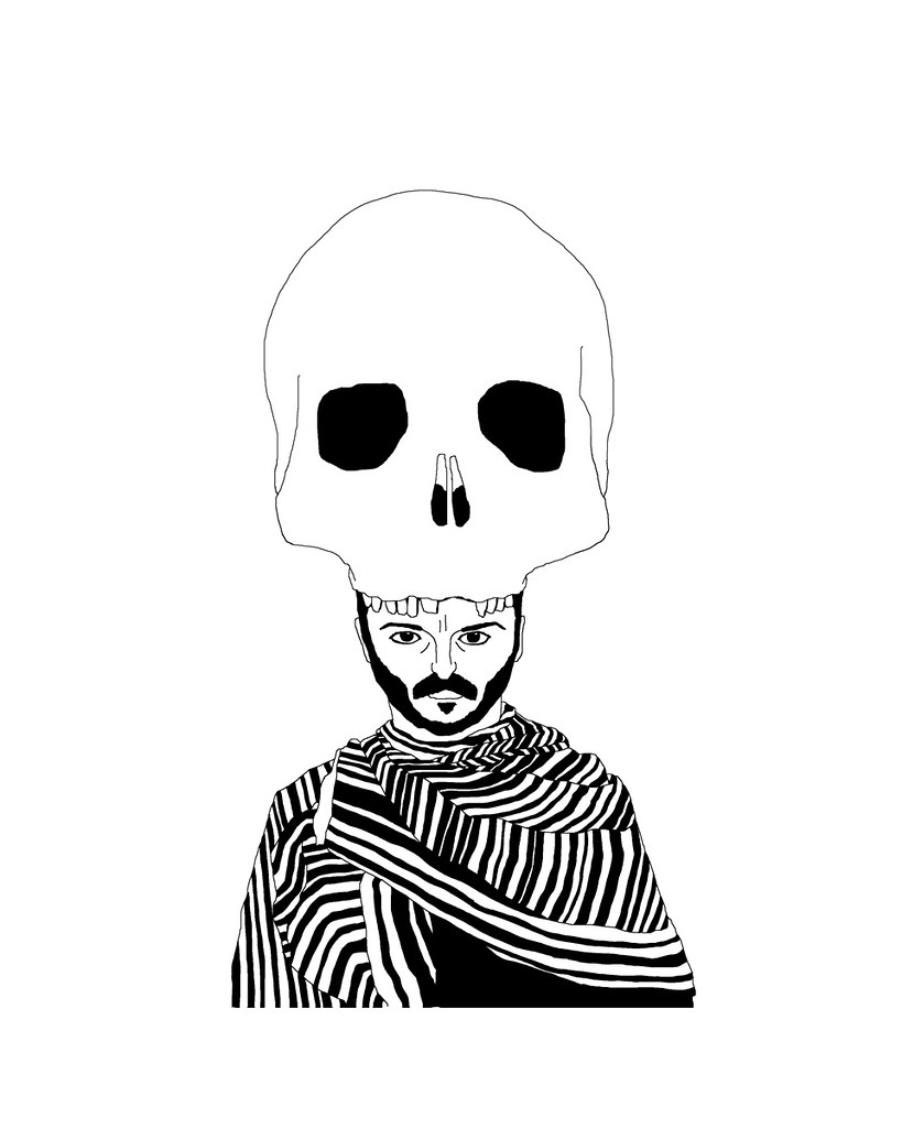 819x1024 Skull Crown, Self Portrait Jay Krevens