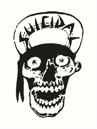 413x549 Suicidal Tendencies Skull Drawing Art Prints