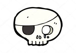 300x210 Drawing A Cartoon Skull Line Drawing Cartoon Funny Skull Stock