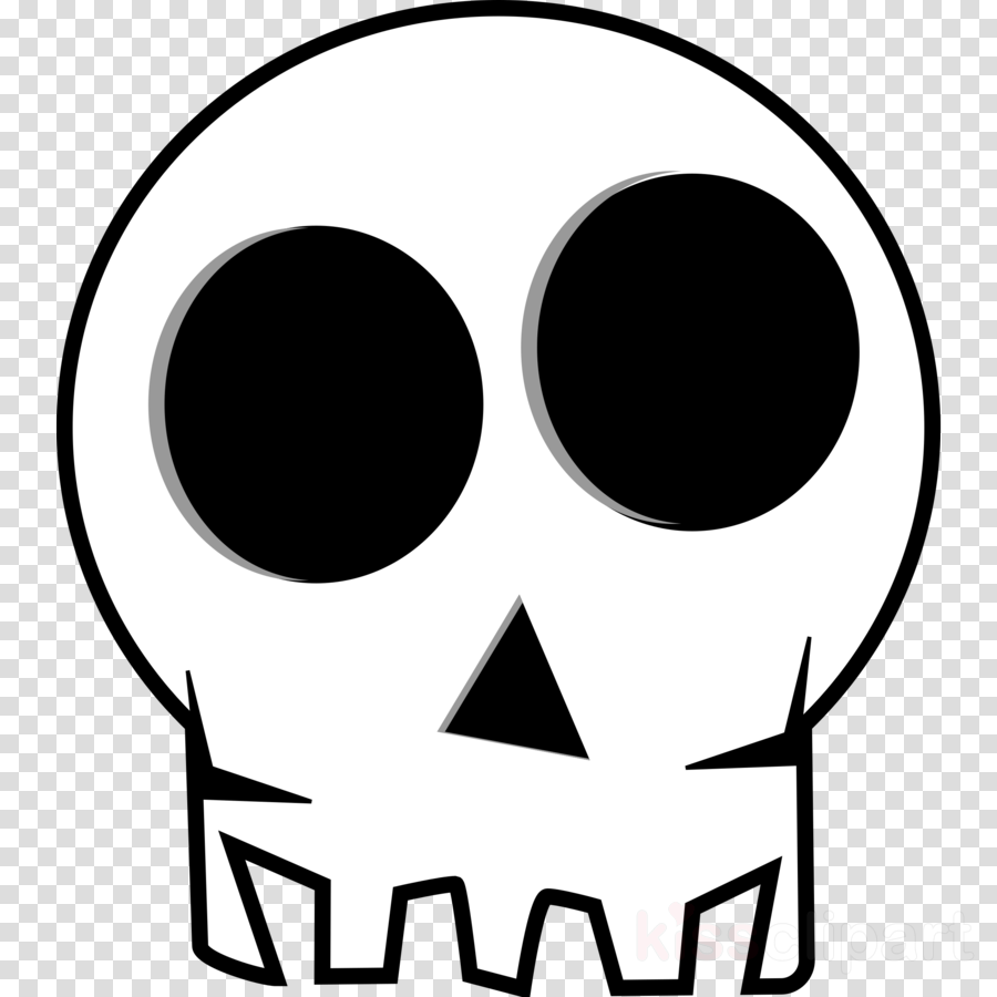900x900 Skull, Drawing, Cartoon, Transparent Png Image Clipart Free Download