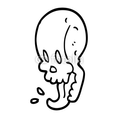 Skull Drawing Cartoon | Free download on ClipArtMag