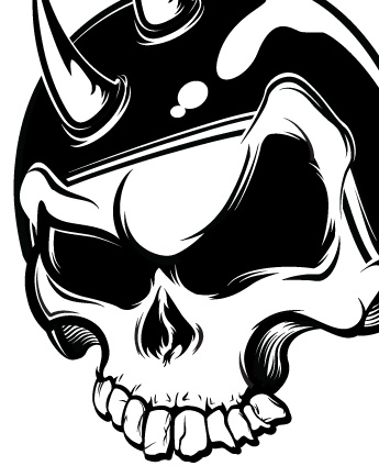 345x424 Skull In Progress Track Designs