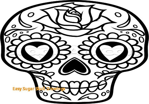 476x333 How To Draw A Sugar Skull Woman Easy Sugar Skull Drawings How