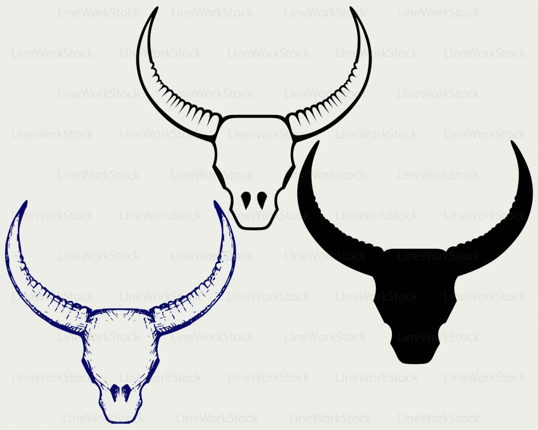1084x867 Skull Drawing Easy Cow Sketch Clipart Pic Profile Cool