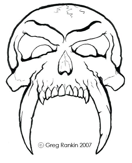 450x553 Skull Drawing Easy Drawn Skull Step