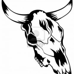 250x250 Cow Drawing Simple Picture Skull Tumblr Reference Of Vector