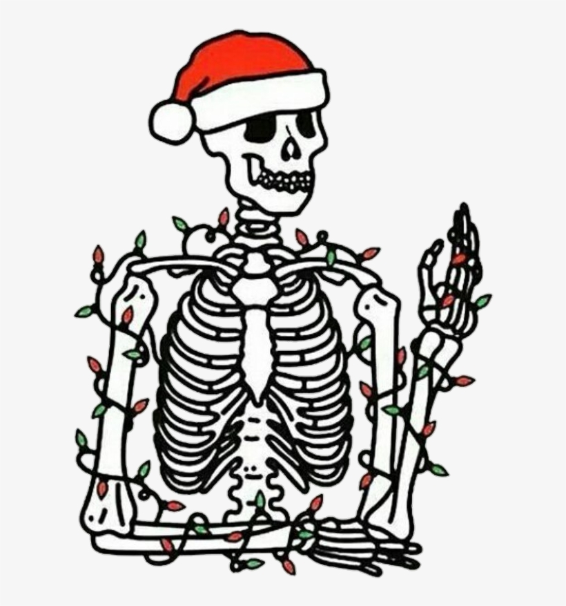 820x877 Tumblr Skeleton Bone Bones Skull Skulls Newyear Christm