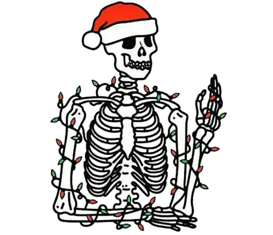 938x809 Tumblr Skeleton Bone Bones Skull Skulls Newyear Christm