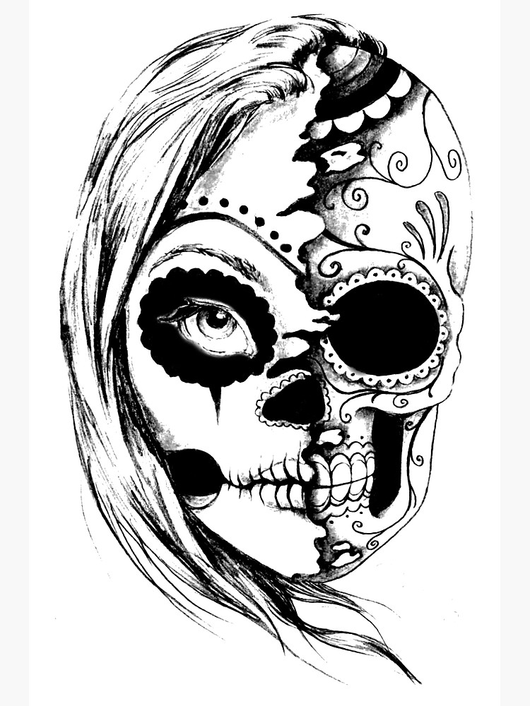 750x1000 Tumblr Skull Photographic Print
