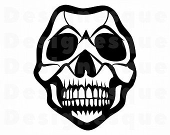 340x270 Skull Face Etsy