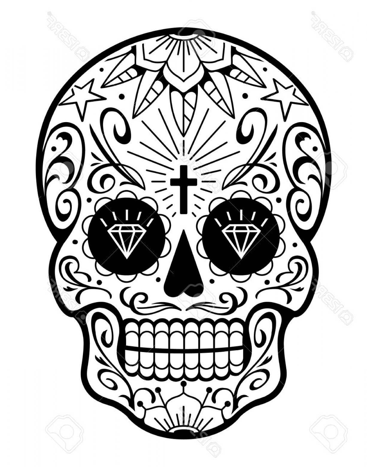 1226x1560 Vector Mexican Flower Tattoo Hoodamathrun
