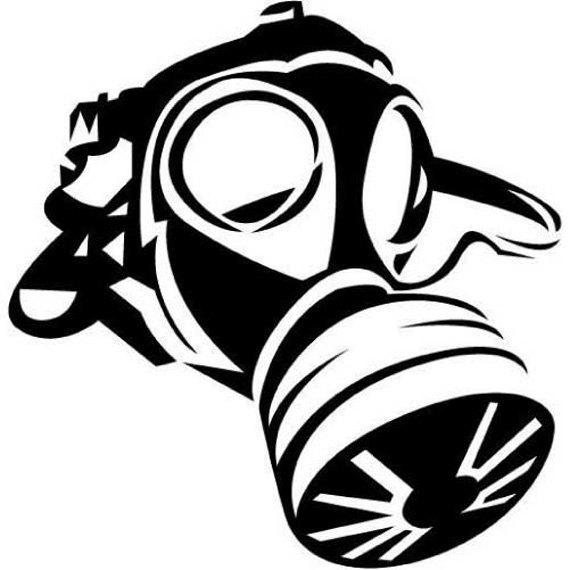 570x570 Skull Gas Mask Decal